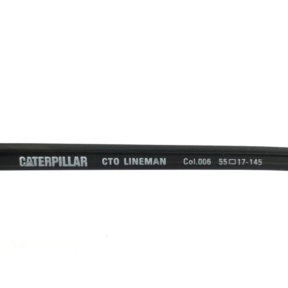 Caterpillar Eyeglasses Frames CTO LINEMAN Col. 006 Black Matte Blue 55-17-145